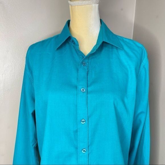 Sovereign Code Women Teal Blue Top Shirt Size Small Long Sleeves EUC - Picture 10 of 12